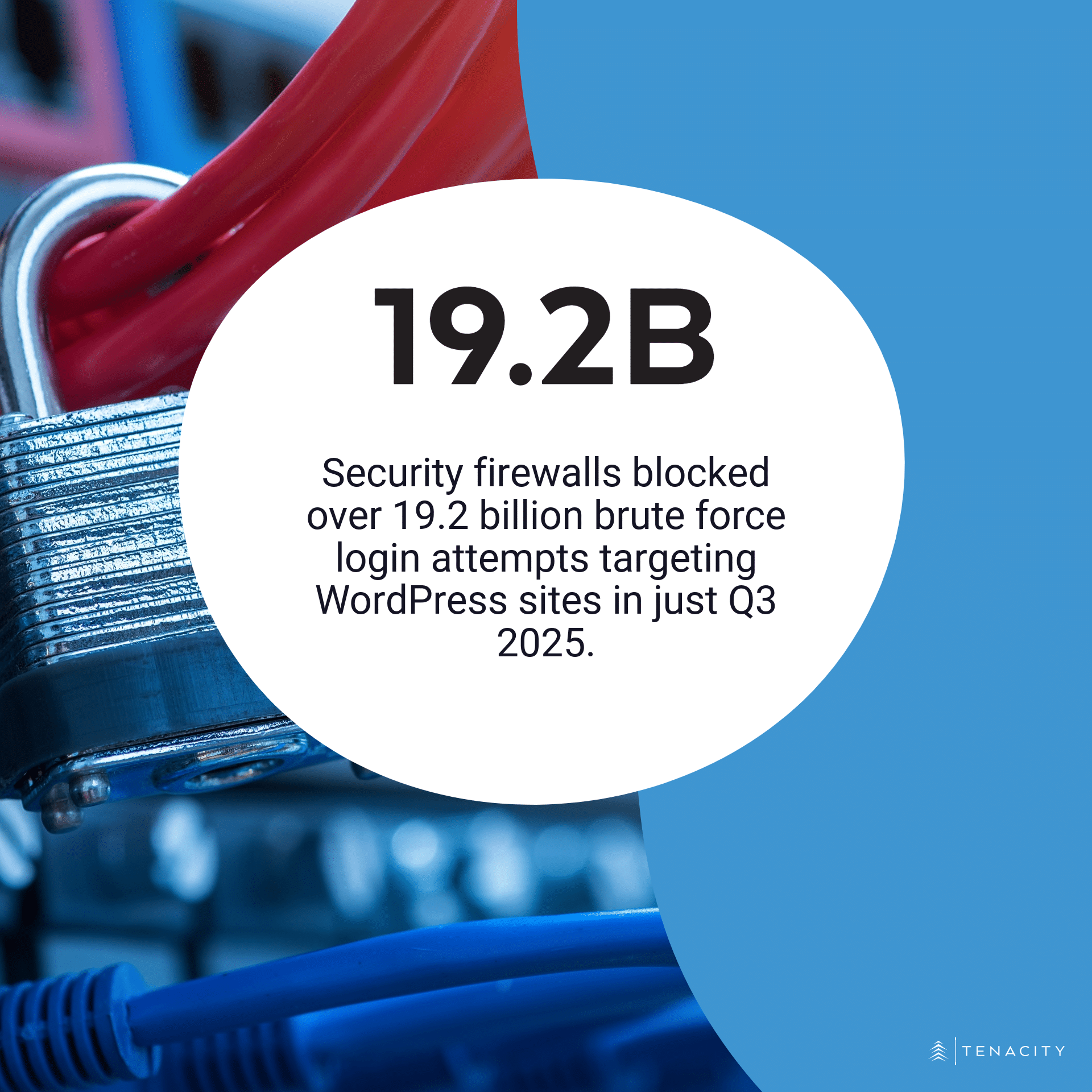 Security firewalls blocked over 19.2 billion brute force login attempts targeting WordPress sites in just Q3 2025.